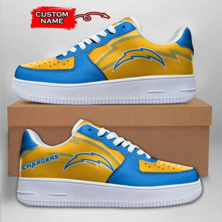 Los Angeles Chargers NFL Air Low-Top Sneakers Shoes For Men And Women
