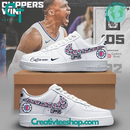 Los Angeles Clippers Air Low-Top Sneakers Shoes For Men And Women