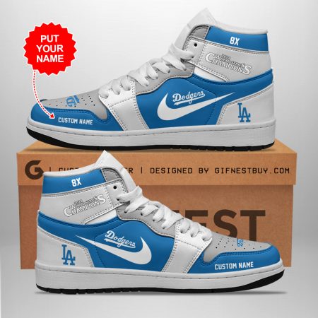 Los Angeles Dodgers Air Low-Top Sneakers Shoes For Men And Women