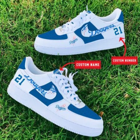 Los Angeles Dodgers MLB Air Low-Top Sneakers Shoes For Men And Women