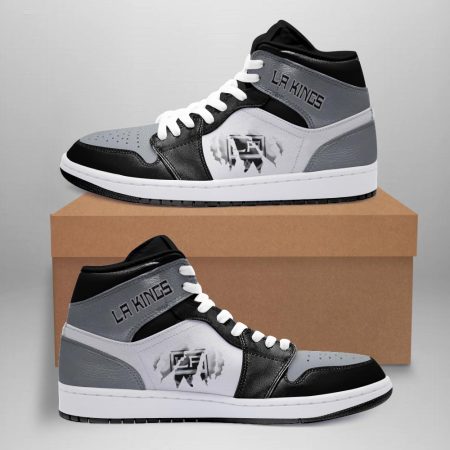 Los Angeles Kings AJ1 High Sneakers Shoes For Men And Women