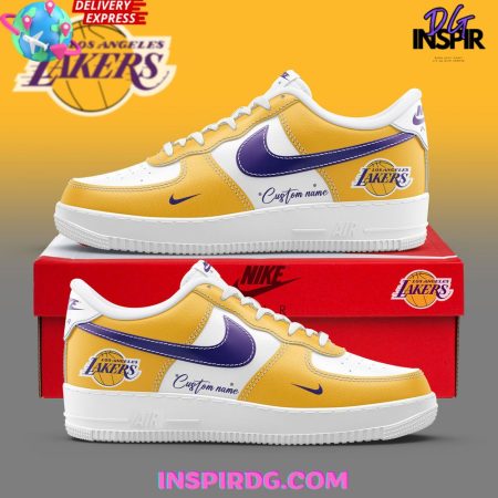 Los Angeles Lakers Air Low-Top Sneakers Shoes For Men And Women