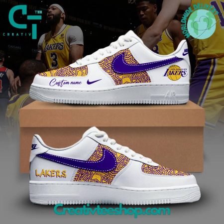 Los Angeles Lakers Air Low-Top Sneakers Shoes For Men And Women