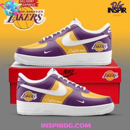 Los Angeles Lakers Air Low-Top Sneakers Shoes For Men And Women
