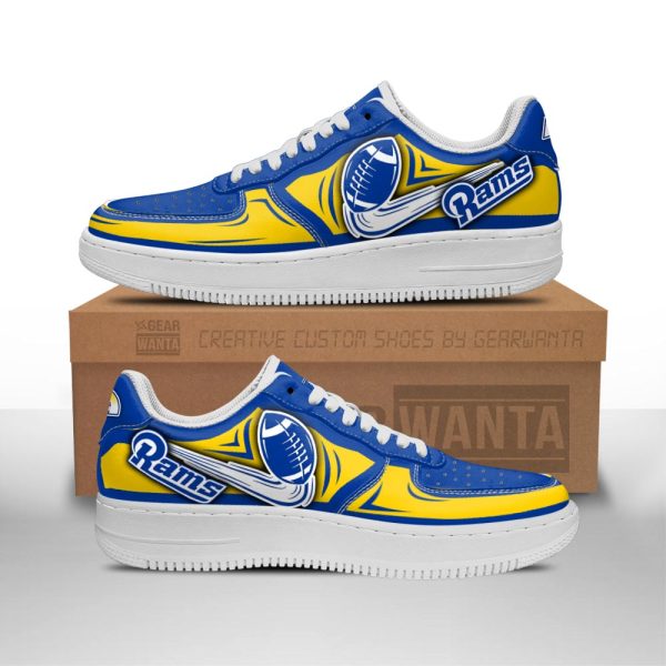 Los Angeles Rams Air Low-Top Sneakers Shoes For Men And Women