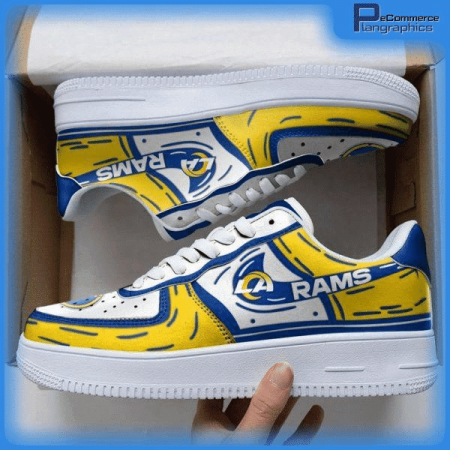 Los Angeles Rams NFL Air Low-Top Sneakers Shoes For Men And Women