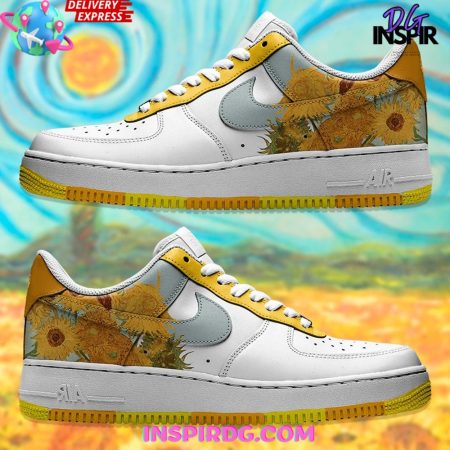 Los Girasoles Van Gogh Air Low-Top Sneakers Shoes For Men And Women