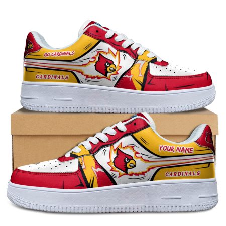 Louisville Cardinals Air Low-Top Sneakers Shoes For Men And Women