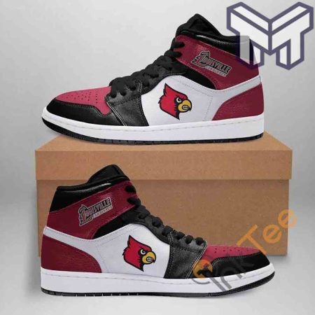 Louisville Cardinals AJ1 High Sneakers Shoes For Men And Women