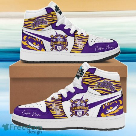 LSU Tigers AJ1 High Sneakers Shoes For Men And Women