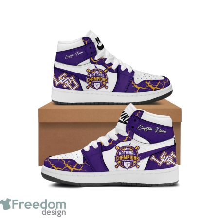 LSU Tigers AJ1 High Sneakers Shoes For Men And Women