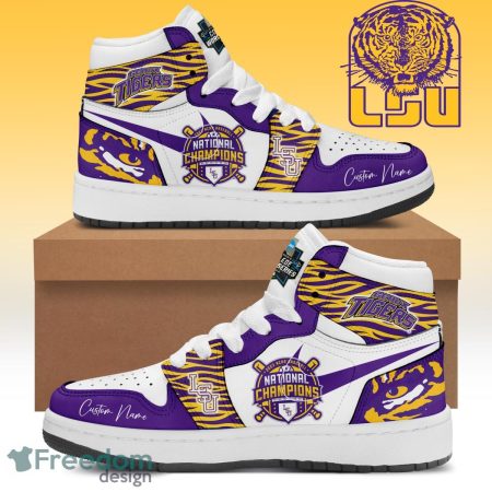 LSU Tigers AJ1 High Sneakers Shoes For Men And Women