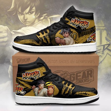 Makoto Gameboy AJ1 High Sneakers Shoes For Men And Women