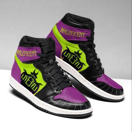 Maleficent AJ1 High Sneakers Shoes For Men And Women