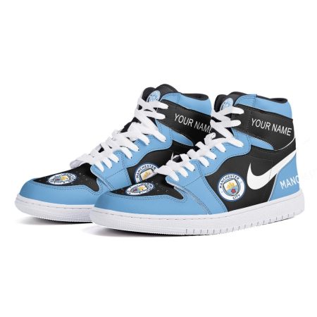 Manchester City AJ1 High Sneakers Shoes For Men And Women