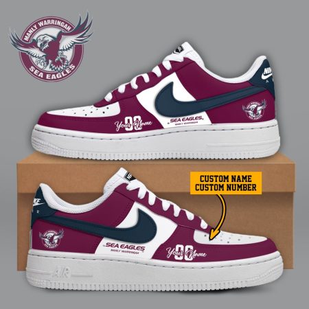 Manly Warringah Sea Eagles Air Low-Top Sneakers Shoes For Men And Women