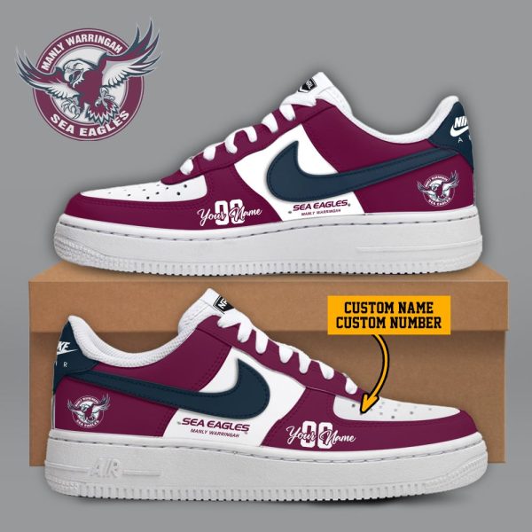 Manly Warringah Sea Eagles Air Low-Top Sneakers Shoes For Men And Women