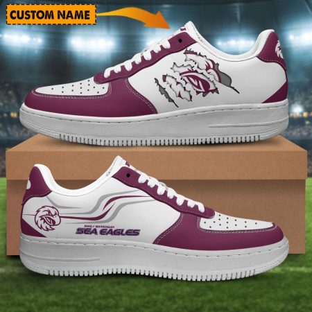 Manly Warringah Sea Eagles Air Low-Top Sneakers Shoes For Men And Women