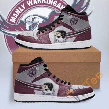 Manly Warringah Sea Eagles NRL AJ1 High Sneakers Shoes For Men And Women