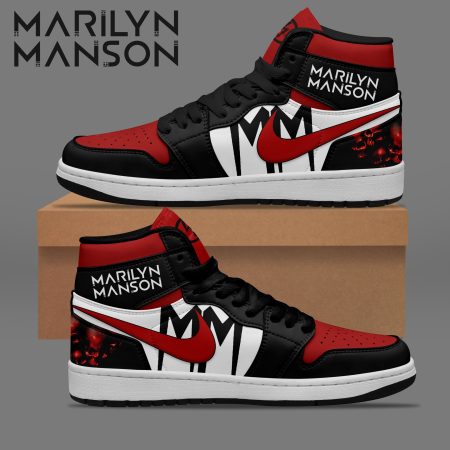 Marilyn Manson AJ1 High Sneakers Shoes For Men And Women