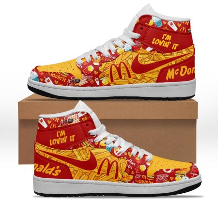 McDonalds AJ1 High Sneakers Shoes For Men And Women