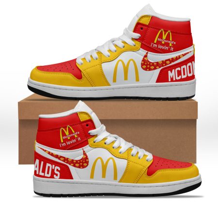 McDonalds AJ1 High Sneakers Shoes For Men And Women