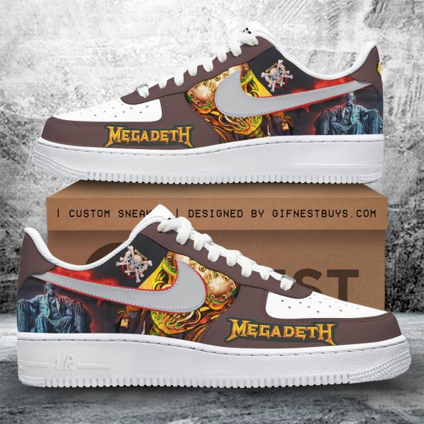 Megadeth Air Low-Top Sneakers Shoes For Men And Women