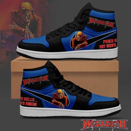 Megadeth AJ1 High Sneakers Shoes For Men And Women
