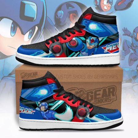 Megaman Gameboy AJ1 High Sneakers Shoes For Men And Women