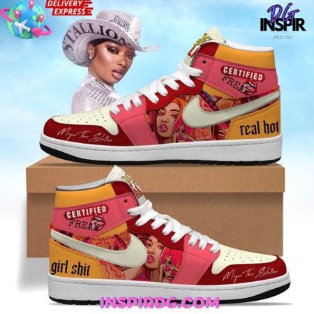 Megan Thee Stallion AJ1 High Sneakers Shoes For Men And Women