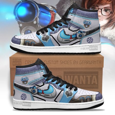 Mei Overwatch AJ1 High Sneakers Shoes For Men And Women