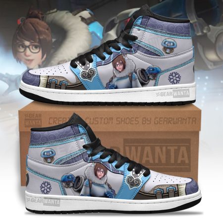 Mei Overwatch AJ1 High Sneakers Shoes For Men And Women