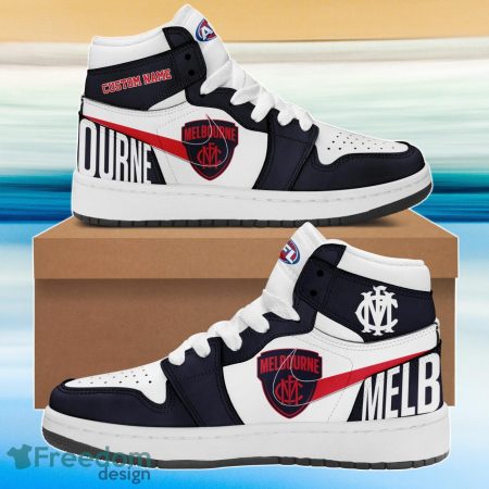 Melbourne Demons AJ1 High Sneakers Shoes For Men And Women
