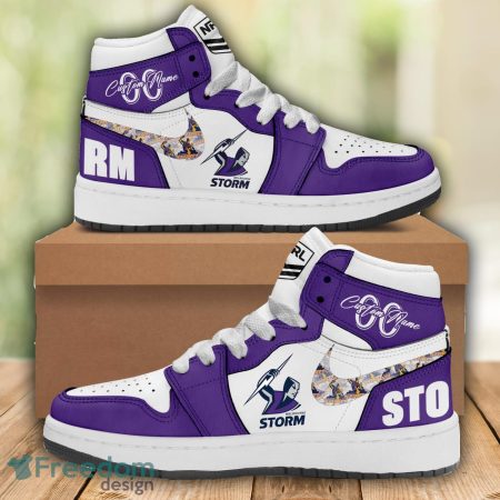 Melbourne Storm AJ1 High Sneakers Shoes For Men And Women