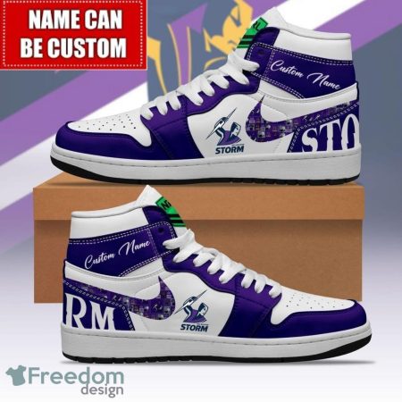Melbourne Storm AJ1 High Sneakers Shoes For Men And Women