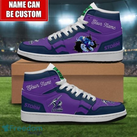 Melbourne Storm AJ1 High Sneakers Shoes For Men And Women
