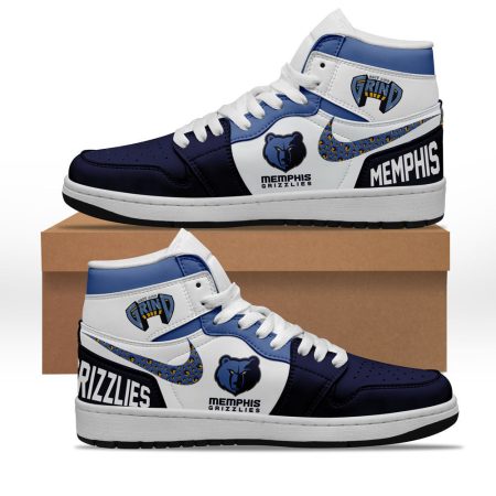 Memphis Grizzlies AJ1 High Sneakers Shoes For Men And Women