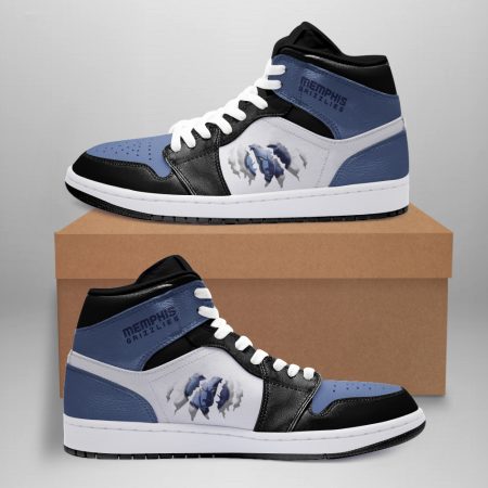 Memphis Grizzlies AJ1 High Sneakers Shoes For Men And Women