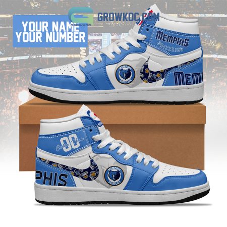 Memphis Grizzlies AJ1 High Sneakers Shoes For Men And Women