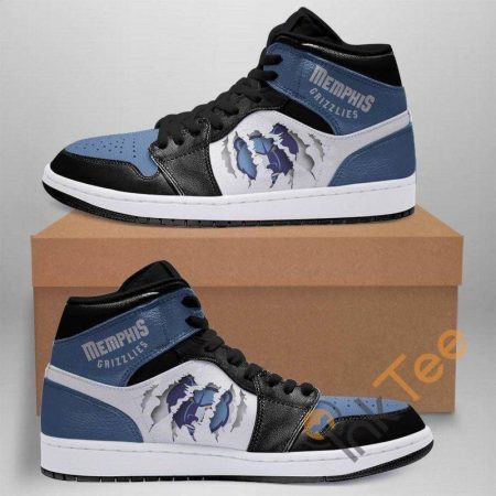Memphis Grizzlies NBA AJ1 High Sneakers Shoes For Men And Women