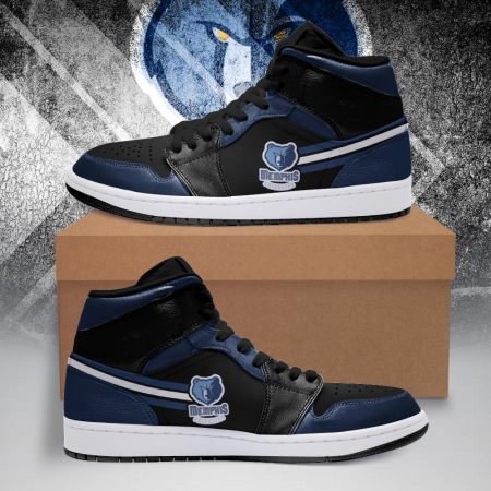 Memphis Grizzlies NBA AJ1 High Sneakers Shoes For Men And Women