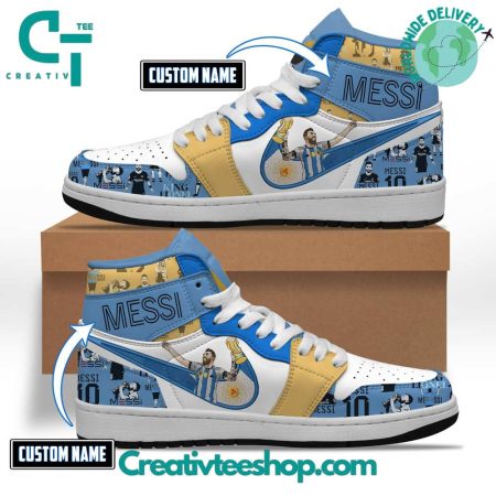 Messi  AJ1 High Sneakers Shoes For Men And Women