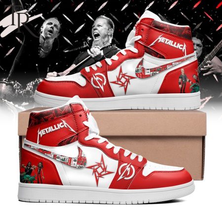 Metallica AJ1 High Sneakers Shoes For Men And Women