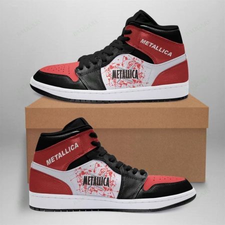 Metallica AJ1 High Sneakers Shoes For Men And Women