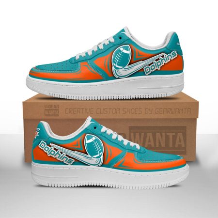 Miami Dolphins Air Low-Top Sneakers Shoes For Men And Women