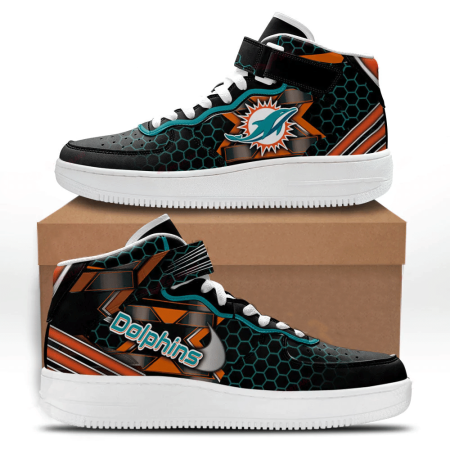 Miami Dolphins NFL Air Low-Top Sneakers Shoes For Men And Women