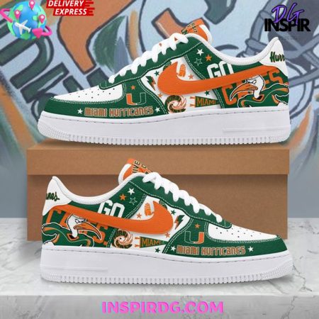 Miami Hurricanes Air Low-Top Sneakers Shoes For Men And Women