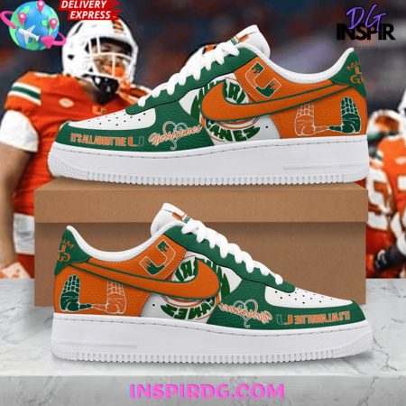 Miami Hurricanes Air Low-Top Sneakers Shoes For Men And Women