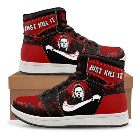 Michael Myers AJ1 High Sneakers Shoes For Men And Women