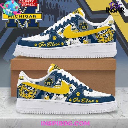 Michigan Wolverines Air Low-Top Sneakers Shoes For Men And Women